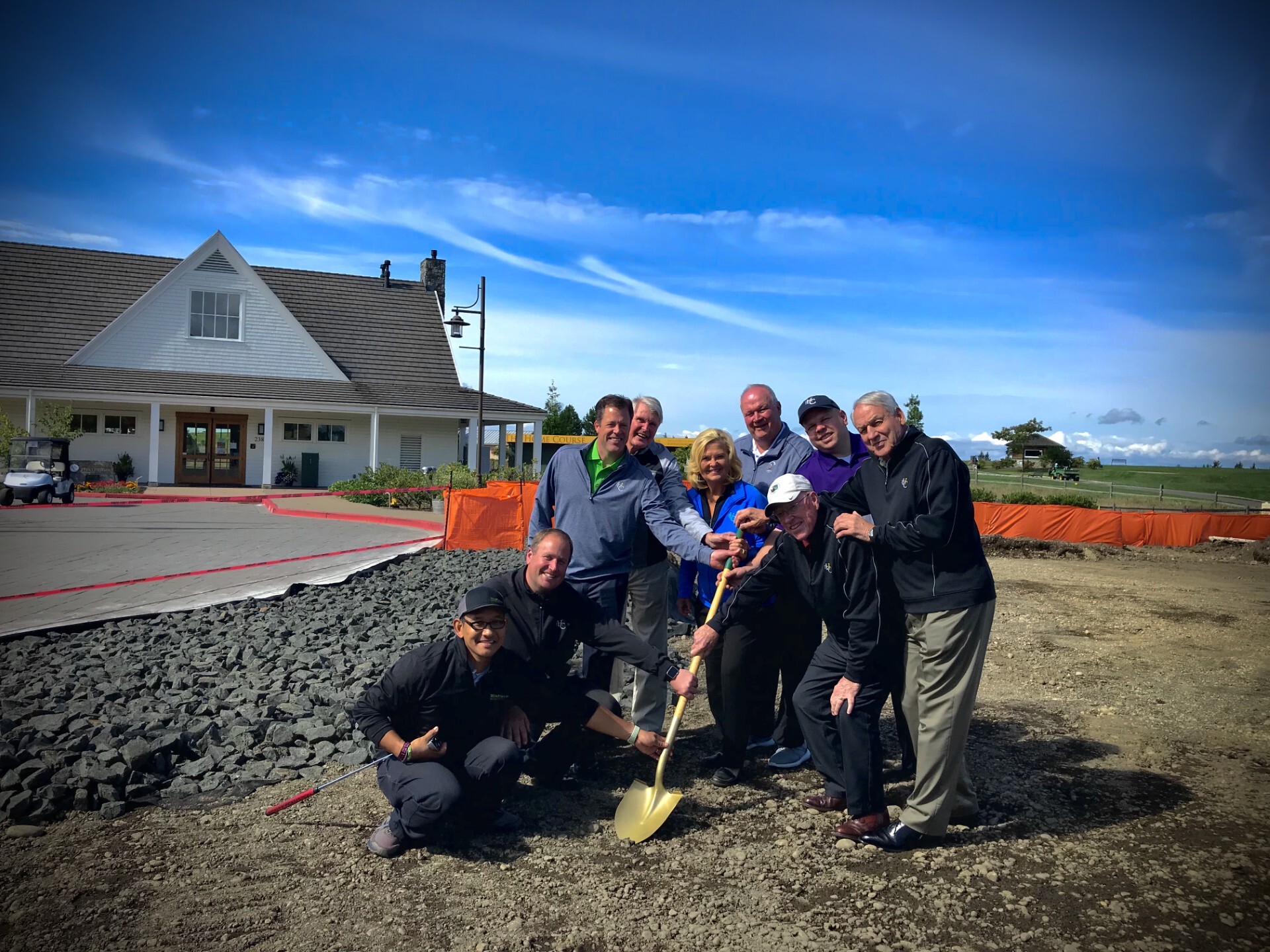 Breaking ground
