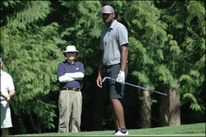 Sahitha Theegala on the 13th hole during the final round