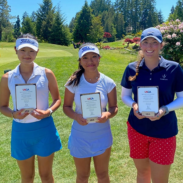 L to R: Grace Lee, Lauryn Nguyen and Kennedy Knox