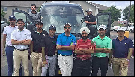 Ten top-ranked Indian professional golfers are coming to Seattle as part of a tour of the United States in the months of July - August (image courtesy IAPGA & IMGC).