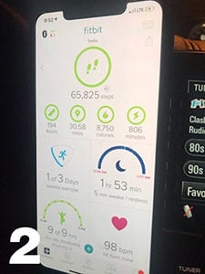 Fitbits don’t lie – 65,000 steps……