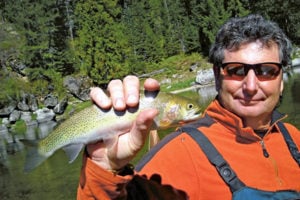 Mitch had an enormous and infectious enthusiasm for life, among his passions being fly-fishing, which he shared even with his young golfing proteges. 