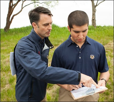 Matt Pringle (L) and P.J. Boatwright Intern Jonathan Hrehov