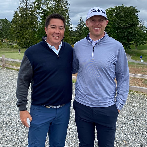 Reid Hatley (left) and Jacob Koppenberg