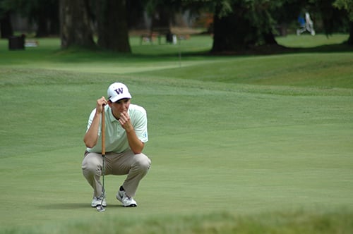 Sam Warkentin was on scholarship at the University of Washington before leaving the golf team after his freshman year. 