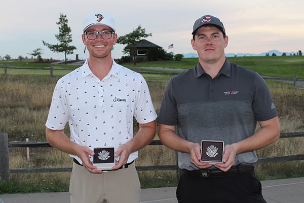 John Sand (left) and Brandon Peterson