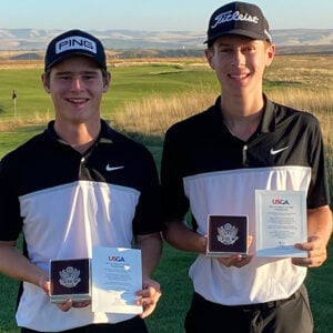 Max Herendeen (left) and Ethan Evans