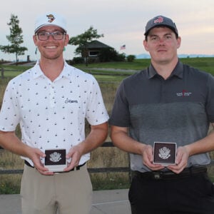 John Sand (left) and Brandon Peterson