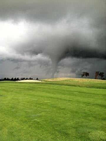 tornado at the Home Course