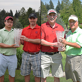 Bae & Larson Hold On to Win Men's Best-Ball; DeGrazia & Hickok Win Senior Men's Best-Ball