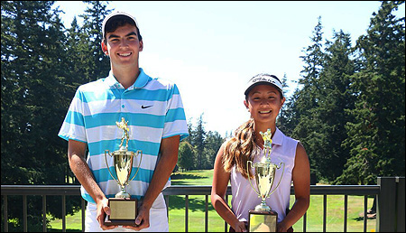 WSGA Junior Boys' Player of the Year Sam Warkentin three-peats at WJGA State Championship; Brittany Kwon captures first state title