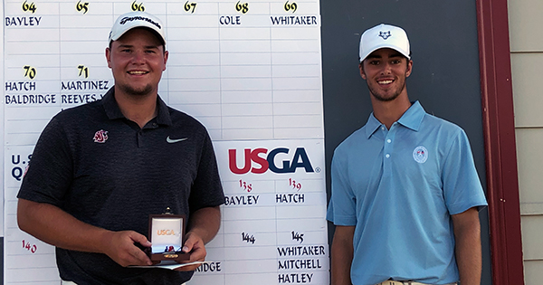 Derek Bayley Medals in U.S. Amateur Sectional Qualifying at Palouse Ridge