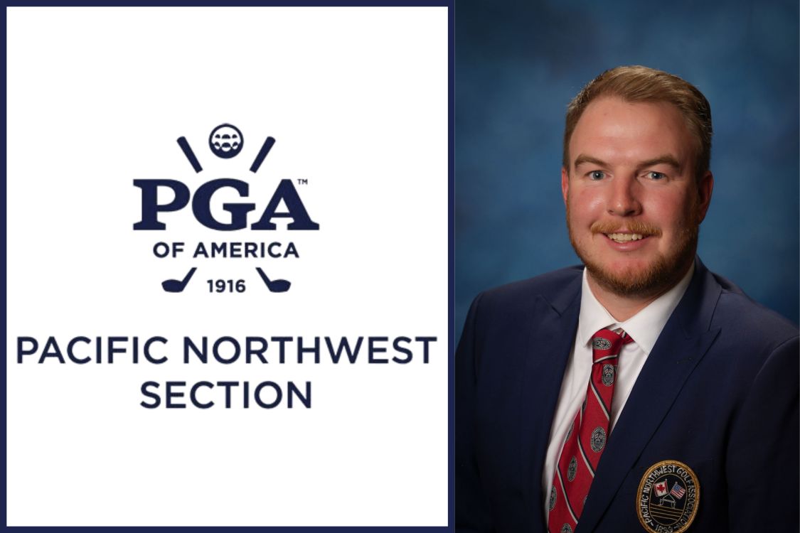 Eric Sjogren receives Perry Williams Award from PNWPGA