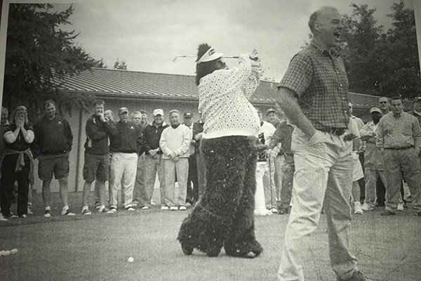 Golfing Gorilla has passed into legend