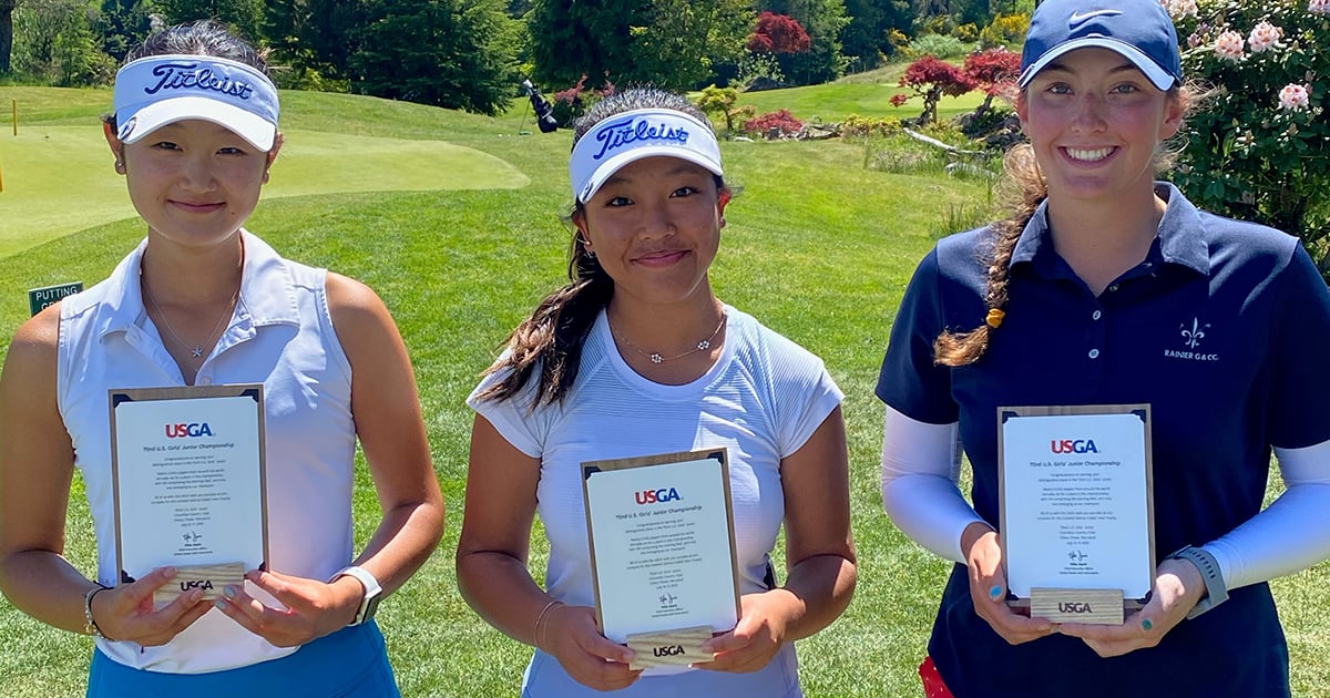 Lauryn Nguyen Medals in U.S. Girls' Junior Qualifying at McCormick Woods