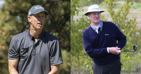 Erik Hanson (left) and Tom Brandes