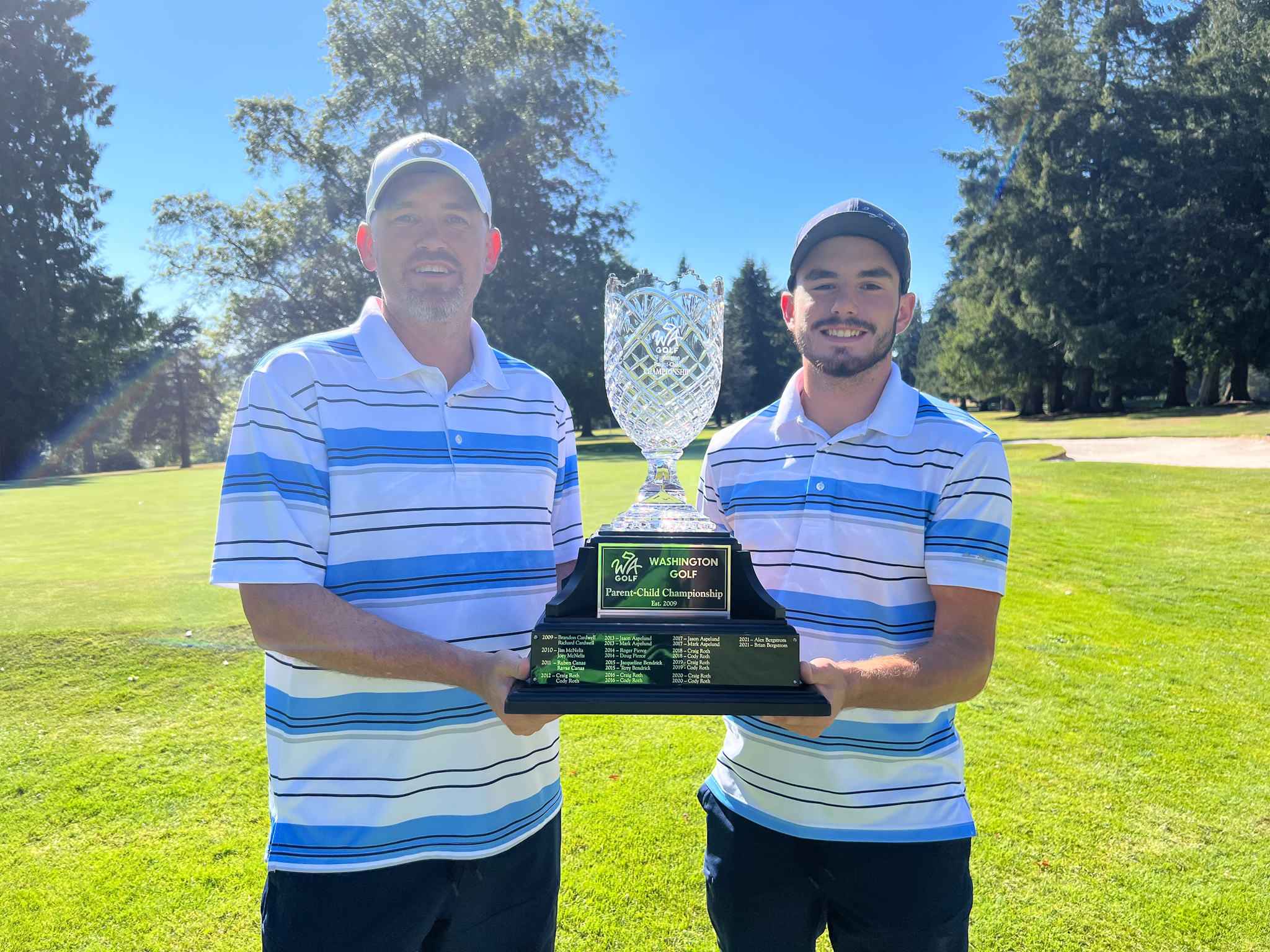 Tony and Brady Hanna win 14th Washington Parent-Child in playoff