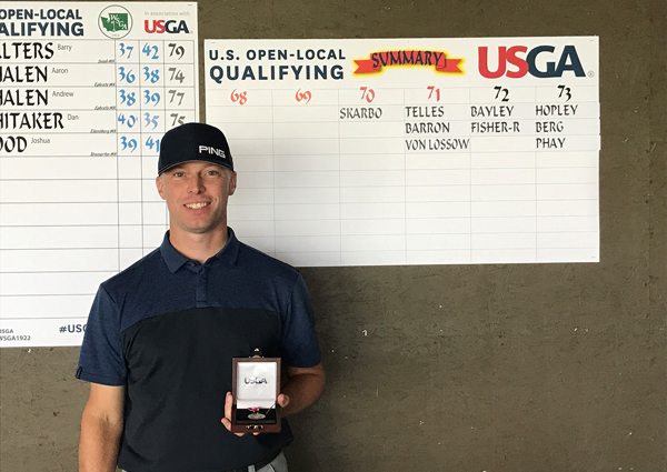 Joel Skarbo Medals in U.S. Open Local Qualifying at Wine Valley