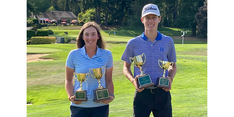 Ethan Evans and Kennedy Knox Capture Titles at 45th WJGA State Championship