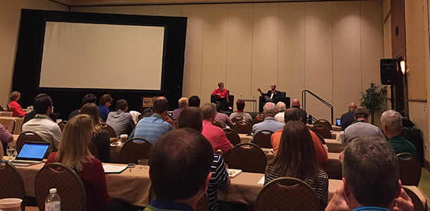 USGA's Mike Davis gives closing address at IAGA conference