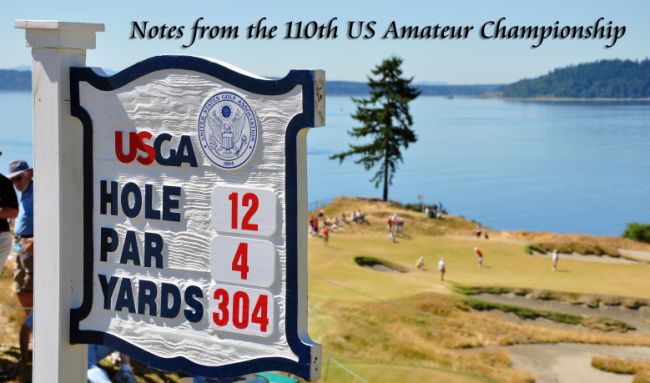 Notes from the 110th US Amateur Championship