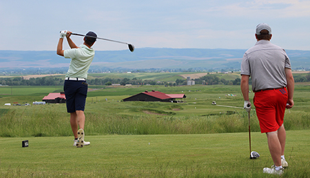 Hair and Johnson seize lead in 62nd Men's Best-Ball; Shanks and Blade go low to lead 25th Senior Men's Best-Ball