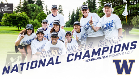 Washington beats Stanford to win first NCAA national golf title