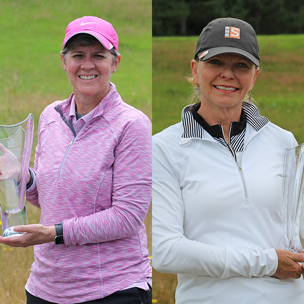 Folsom wins Senior Women's Amateur; Adams takes Super Senior; Three tied atop Women's Am; Fallgren has lead in Mid-Am