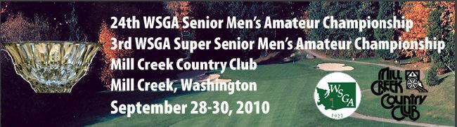CRIMP CAPTURES WSGA SENIOR MENS AMATEUR TITLE; RICHARDS SURVIVES PLAYOFF TO WIN SUPER SENIOR TITLE
