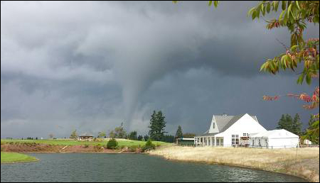 Funnel Cloud at the Home Course!