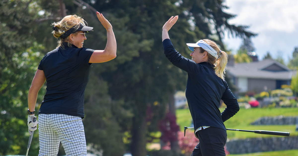 Titus and Gardner win third straight title at Washington Women's Four-Ball