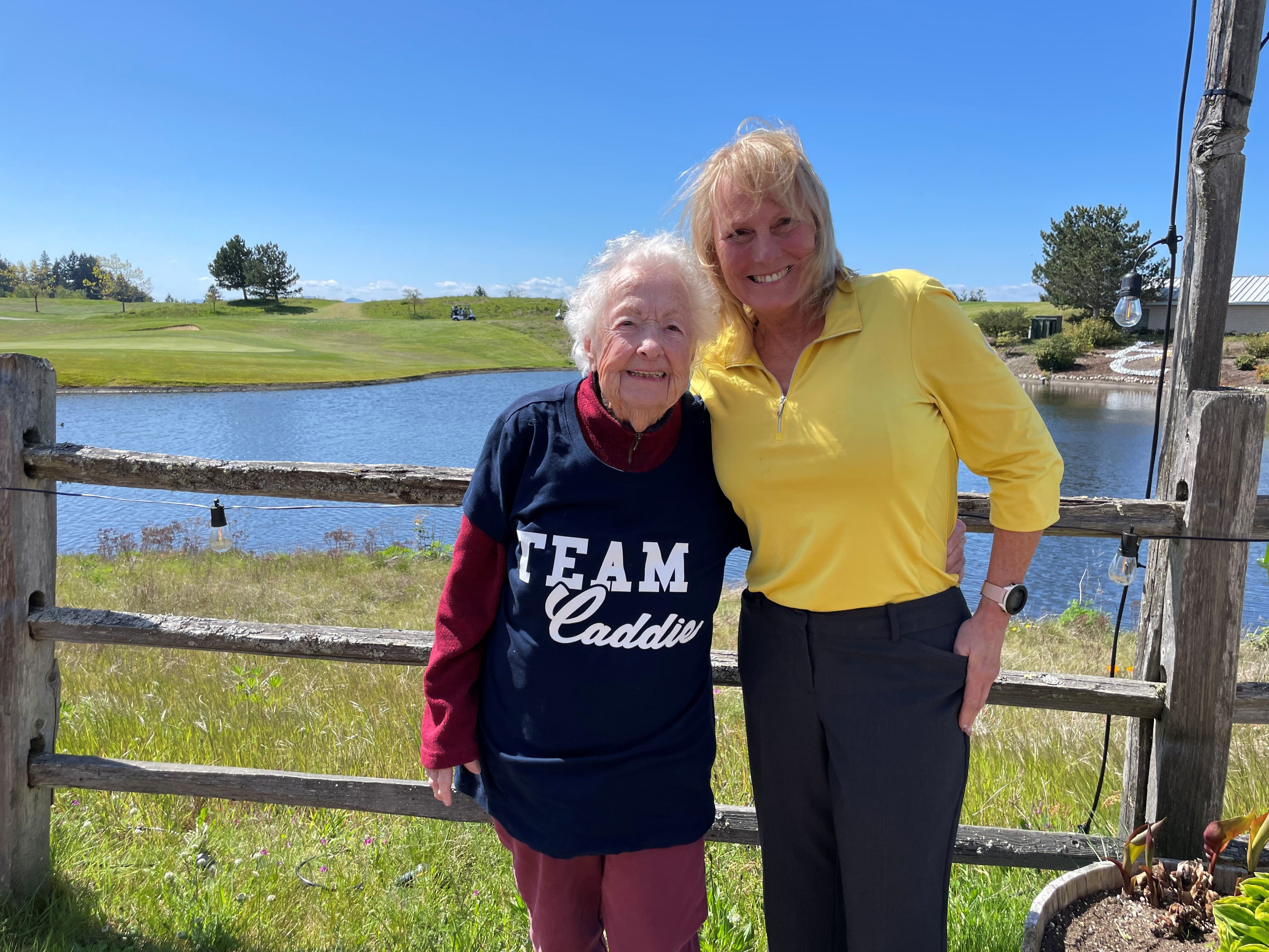 Still Caddying After All These Years – 100-year-old Rose Knapp gets around