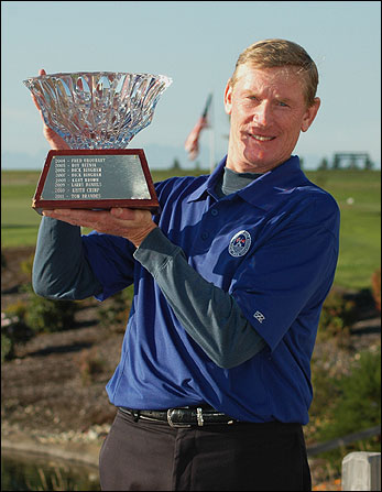 Tom Brandes With Trophy