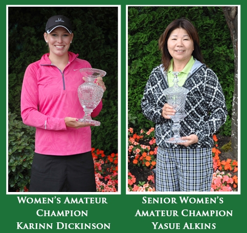 Dickinson Cruises to Victory in 19th Washington State Women’s Amateur Championship; Alkins Wins 13th Washington State Senior Amateur