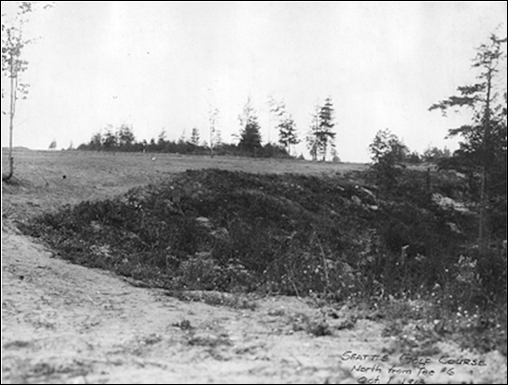 Hole No. 6 Teeing Ground during construction 1913