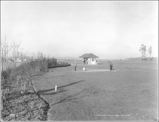 Jefferson Park Golf Course - circa 1915. Likely hole No. 1