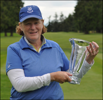Lisa Smego, winner of the 2016 WSGA Senior Women's Amateur
