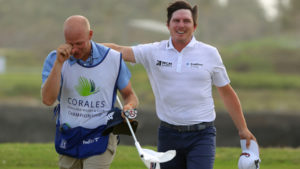 Geno Bonnalie (left) and Joel Dahmen (right). Photo courtesy of Golf Channel.