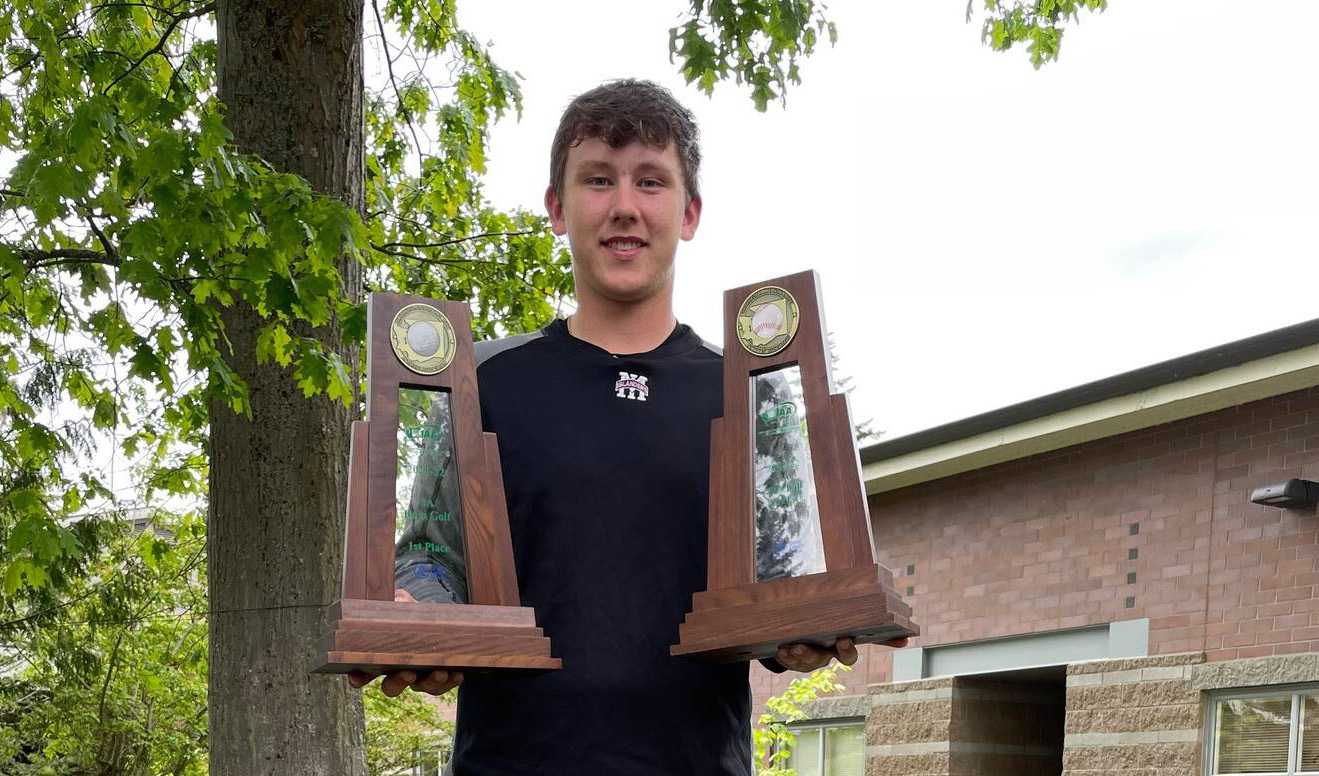 Doubleheader Evan Otte wins two state high school titles, credits