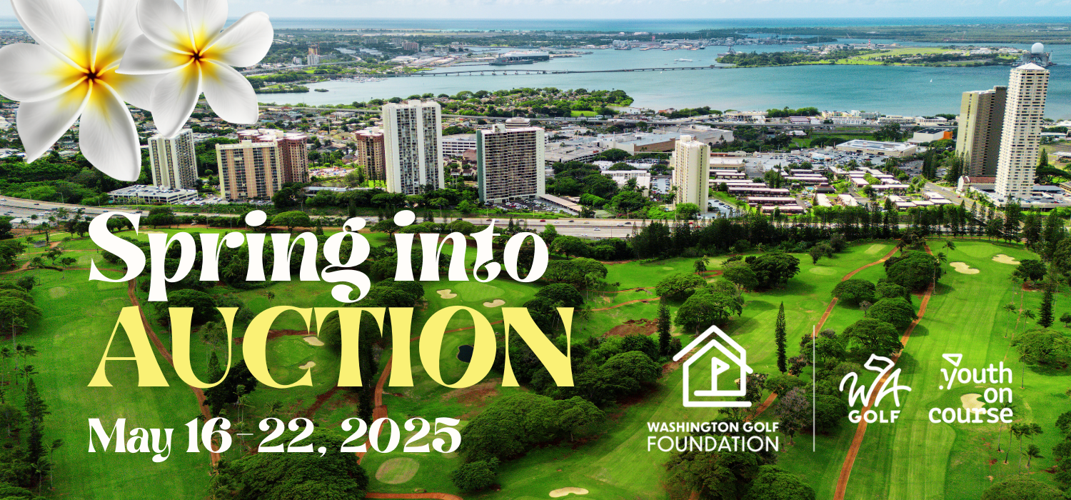 Spring into Auction - WA Golf Foundation header